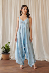 Light Blue Palazzo Jumpsuit